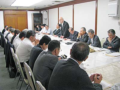 第3回県温泉協会連絡会議のようす