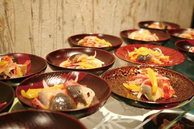 会津漆器と創作料理の饗宴