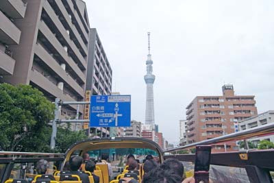 東京スカイツリーも間近に