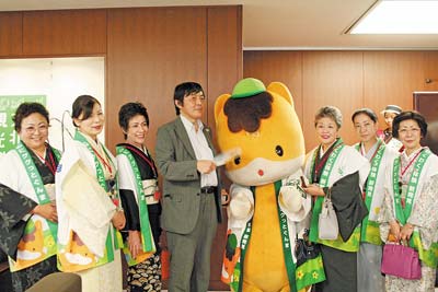 ぐんまちゃんも同行