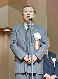  駒井輝男会長が新年のあいさつ