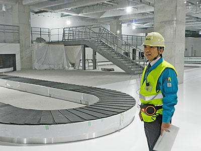 国際線の手荷物引渡場