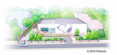 スヌーピーミュージアム(イメージパース)