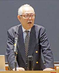 松園俊志氏（最終講義で）