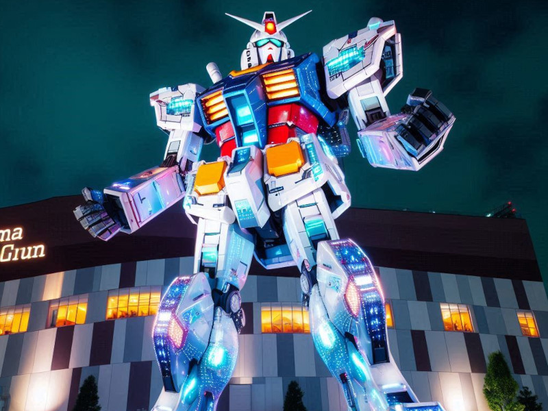 お台場のガンダム像