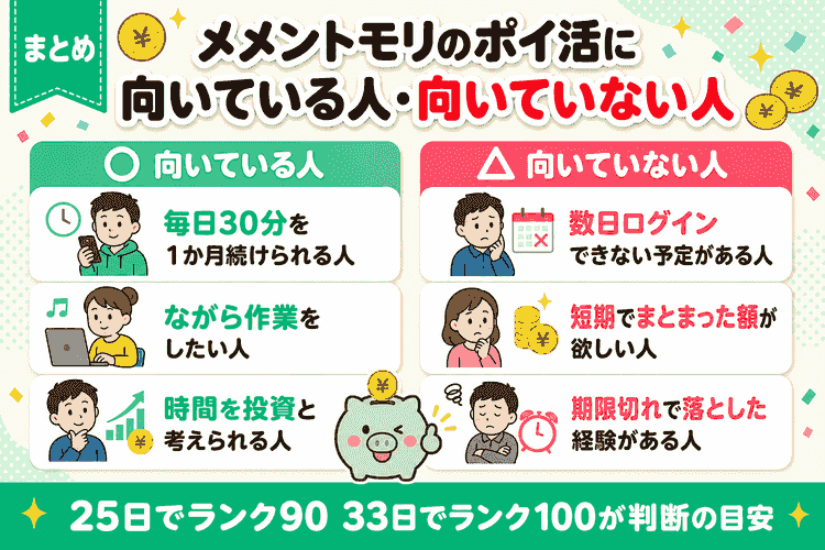 向いている人と向いていない人の比較