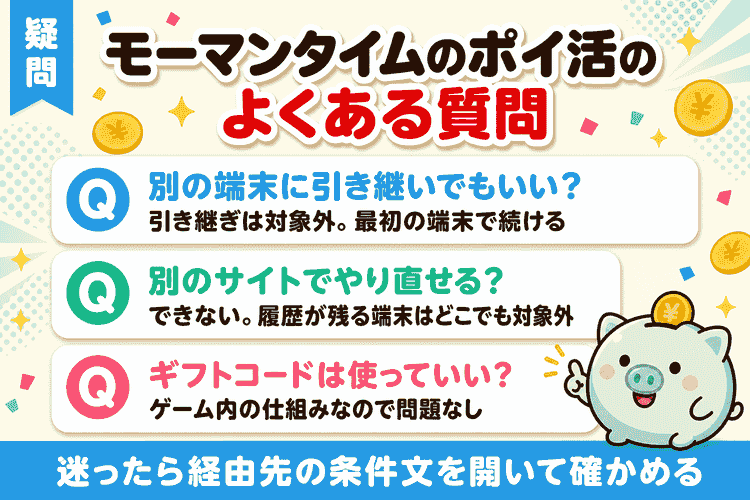 よくある質問3件と回答の要約図