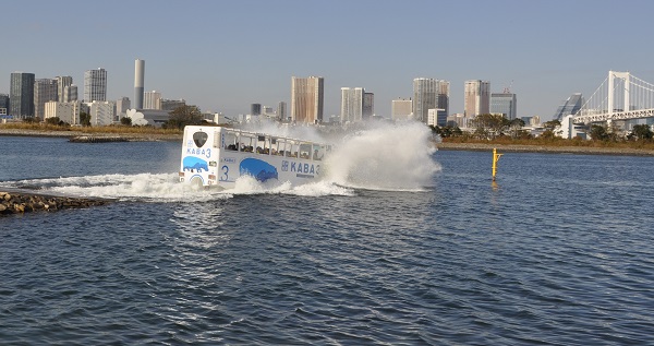 “かば”が東京初運行、お台場で年間6万人目指す