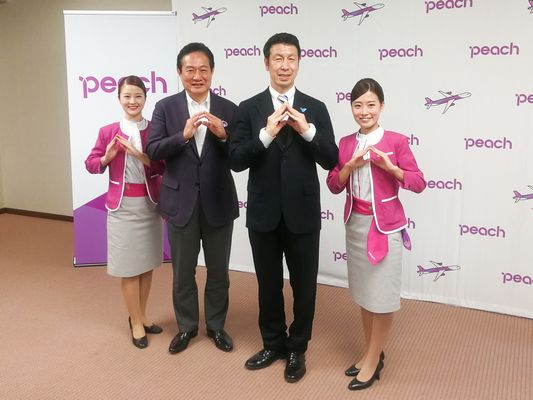 ピーチ、LCC初の新潟―大阪（関西国際空港）線開通