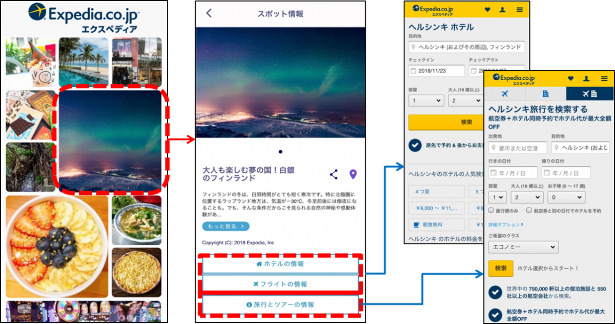 エクスペディア、ドコモが業務提携　海外旅行向け新機能を開発　観光ルート自動提案も