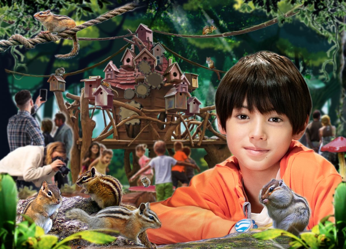 オービィ横浜 今春パワーアップ！ シマリスの森「アニマル ヴィレッジ」3月30日(土)開業