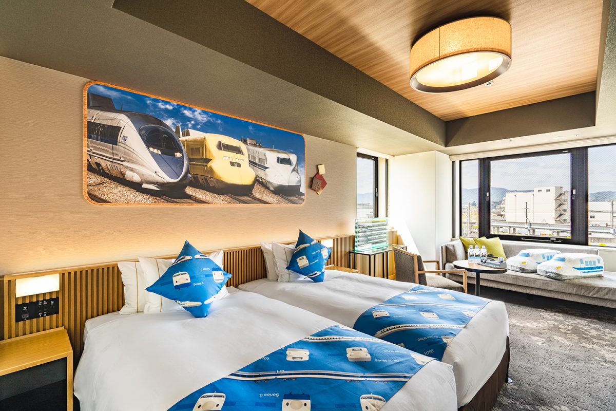 鉄道ルームで鉄博を満喫　ザロイヤルパークホテル京都梅小路