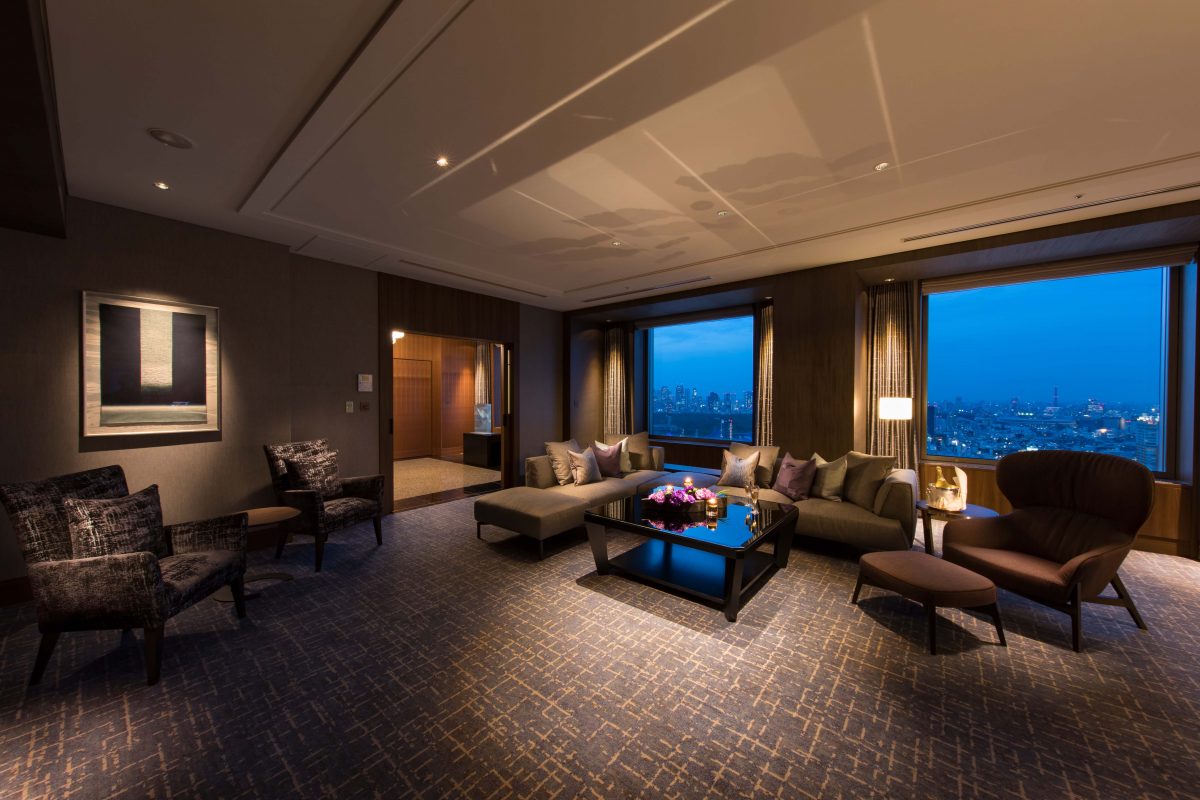 多数の撮影に使われる「セルリアンタワースイート」観覧付きプラン発売　セルリアンタワー東急ホテル