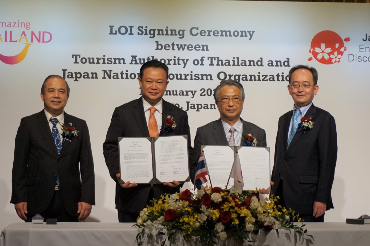 JNTOとタイ観光庁　観光往来促進へ趣意書を締結