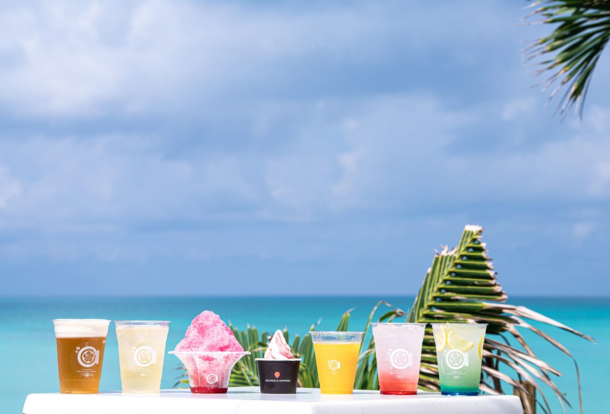 キッチンカーでオリジナルドリンク販売　宮古島東急ホテル＆リゾーツ