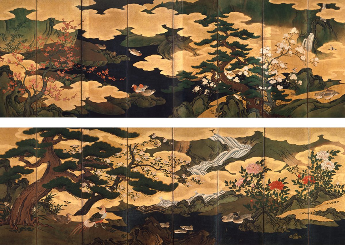 黄金で埋め尽くされる展示室　12月17日から特別展「金屏風の祭典 ―黄金の世界へようこそ―」（岡田美術館）