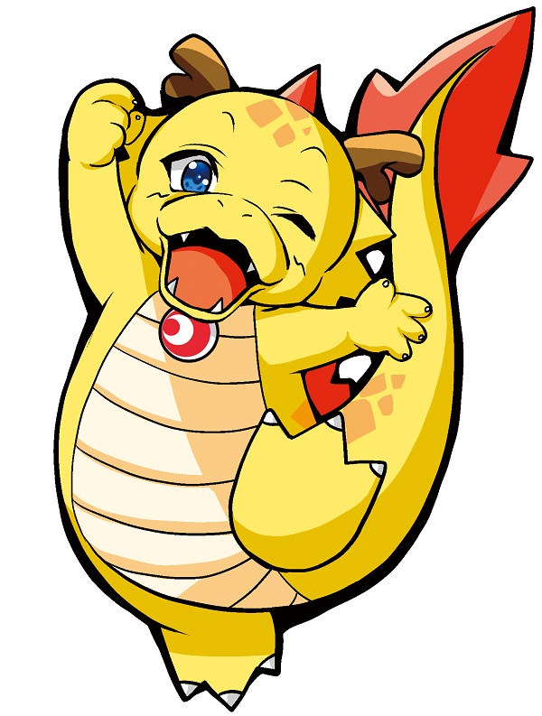 公式キャラクター“ミカゴン”誕生　「竜宮城スパホテル三日月」創立25周年を記念して