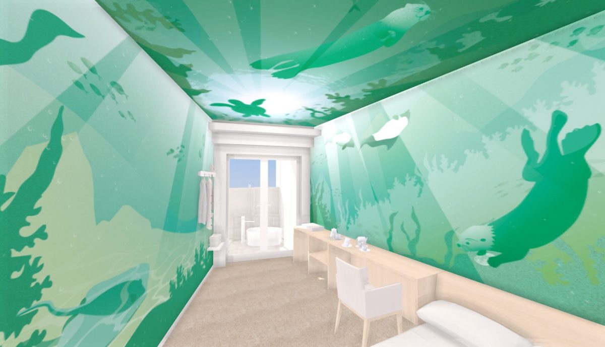 旅館「扇芳閣」ラッコのコンセプトルーム提供開始　地元の鳥羽水族館とのコラボで
